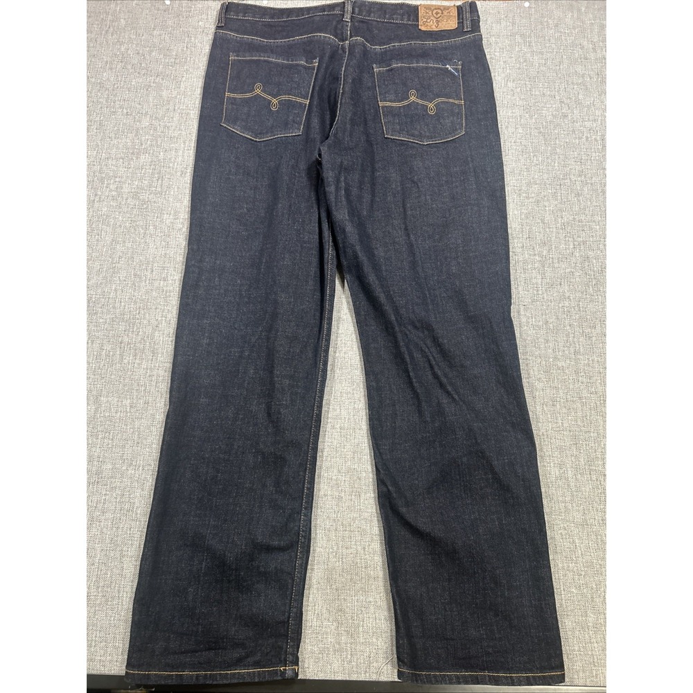 Lifted Research Group Jeans Sz 40x32 Baggy Y2K Dark Wash Denim Skate Hip Hop